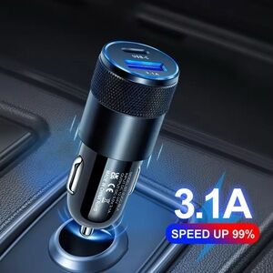 3.1A Fast Charging USB C Car Charger Fast Charging Type C Charger